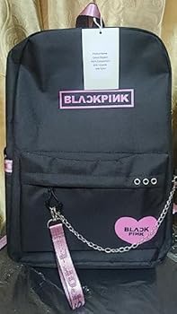 Blackpink Backpack for Girls Travel Laptop Backpack Black L