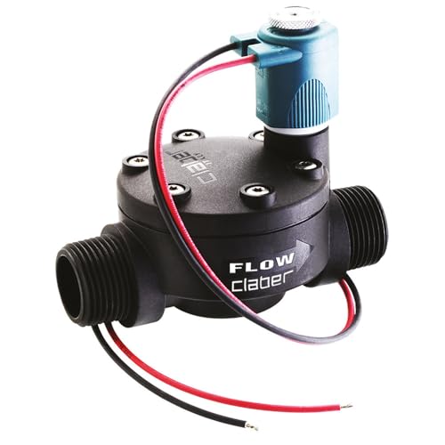 Électrovanne Claber 9V 26-34 à impulsion pour un débit d'eau optimal