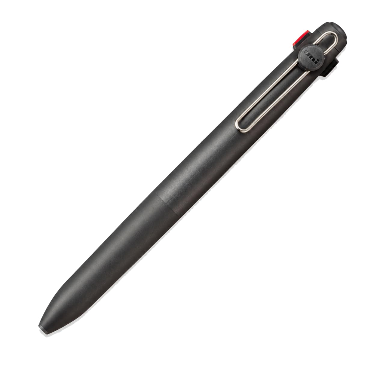 ZENTO Standard Model 3 Color Ballpoint Pen 0.5mm Slate Gray Body, Black Red Blue Ink, UBE3ZSC05.61 With Original Stylus Ballpoint Touch Pen