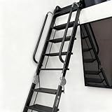 EXCLURA Scala per Soppalco Scala Universale per Soffitta per Primo e Secondo Piano, Scale ...