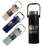 Garrafa térmica inox 304 portátil para água e bebidas - isolamento té