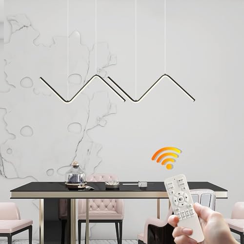 Lampe à suspension LED variable avec télécommande pour grand salon - 6