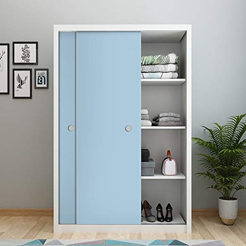 Abyssaly Blue Peel And Stick Paper 17.71 In X 118 In Wallpaper Decorative Self-Adhesive Film For Smooth Surfaces, Multiple Colors, Decorative Refurbishment For Rooms And Old Objects #TOP1