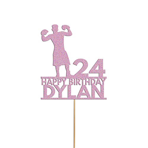 Topper per torta di boxe personalizzabile campione...