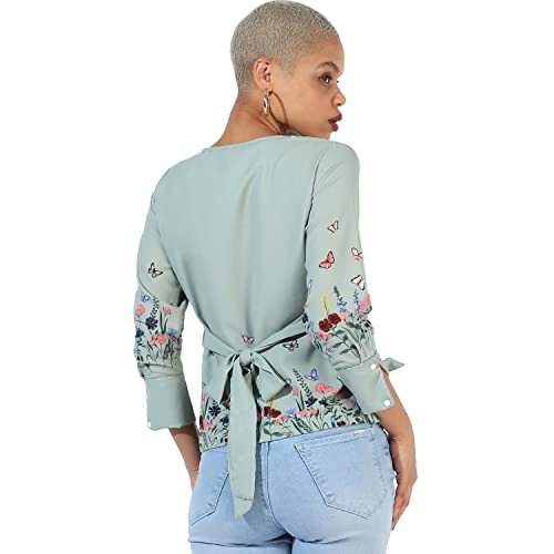Image of Campus Sutra Women's Cotton Regular Fit Tops