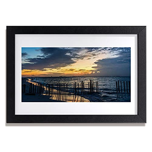 Paysage de mer affiche avec cadre Tulup pour chambre apaisante