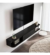 Pmnianhua Floating TV Stand with Drawer,47'' Wall-Mounted TV Cabinet,Floating TV Console,Under TV...