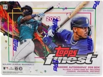 2024 Topps Finest Baseball Sealed Hobby Box (2 Autographs/Box)