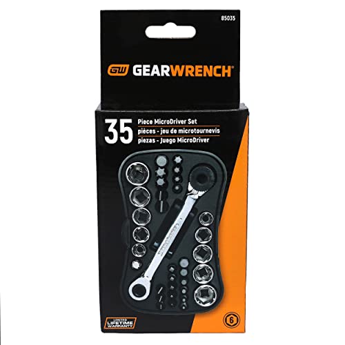 GEARWRENCH 35 peças Conjunto de microdriver de 1/4