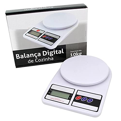 Balança Digital De Cozinha Até 10kg Alta Precisão Eletrônica Alimentos