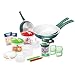 Produktbild Genius Nicer Dicer Twist Universalzerkleinerer Set 28-teilig - Gemüseschneider mit Seilzug, Salatschleuder & Sieb | 3tlg Cerafit Pfannen-Set | Nicer Dicer Quick - im Kombipaket