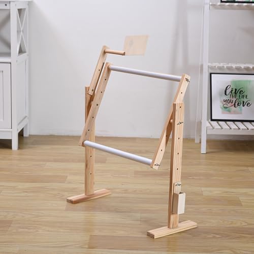 Soporte giratorio de madera con ángulo ajustable para manualidades 4