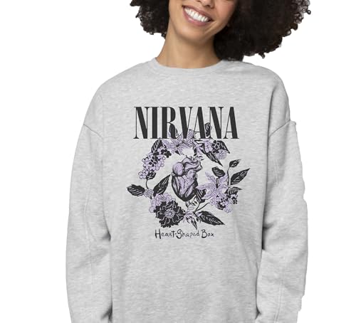 Sweat oversize Nirvana pour femme : le pull ample qui allie confort et style rock - 2