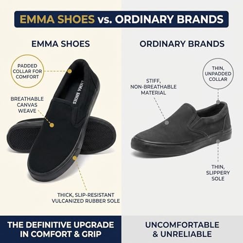 Emma Shoes Canvas Slip On Sneakers for Women (Leopard, 11) by Emma Shoes - Used condition - Image 7