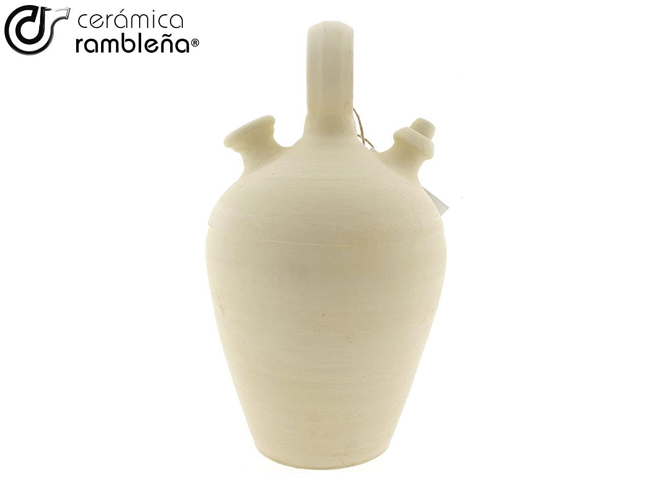 CERÁMICA RAMBLEÑA | Cruche D'argile Carrée Traditionnelle De