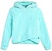 RBX Active Girls Pants Set - 2 Piece Soft Sherpa Quarter Zip Sweatshirt for Teen Girls and Girls Leggings Clothing Set (7-16), Size 10-12, Minty Green Splatter
