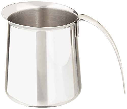 KRUPS XS5012 Stainless Steel Milk Frothing Pitcher for Fully Automatic Machines EA8442 and EA8250, 12-Ounce, Silver