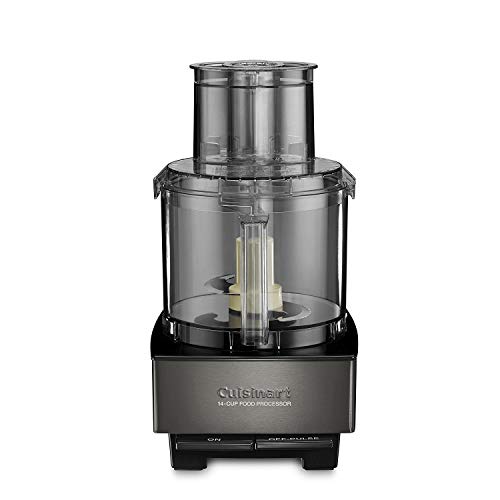 Cuisinart Food Processor 14-Cup Vegetable Chopper for Mincing, Dicing, Shredding, Puree & Kneading Dough, Black Stainless, DFP-14BKSY