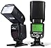 Speedlite Dedicated Electronic Flash Bundle for Canon EOS Rebel SL2, SL3,T6i, T7i, T8i, 750D, 800D, 850D,Includes U-Shape Bracket, Off Shoe Cable, Rechargeable Batteries, Diffuser, Case
