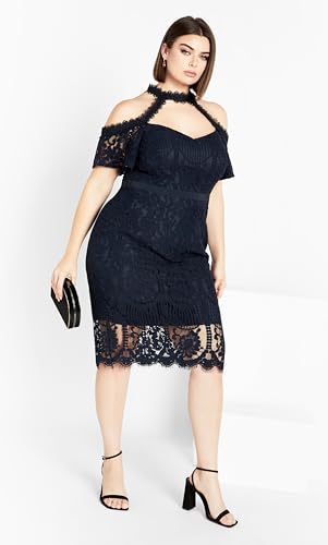 Image of City Chic Plus Size Dress, Pippa Lace Dress