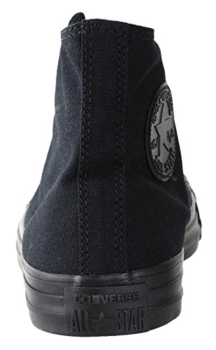 Converse Chuck Taylor All Star High Top Sneaker, Black Monochrome, 84