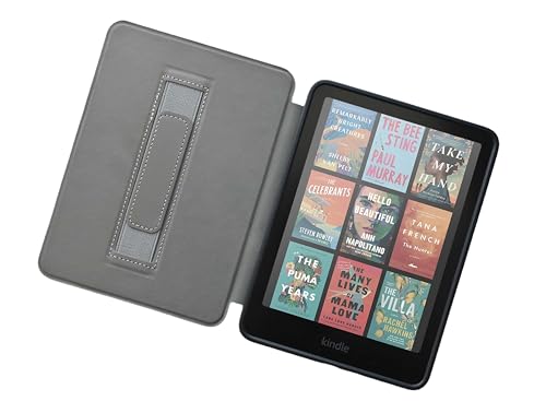 Case for All-New Kindle Paperwhite 12th Gen 2024 and Kindle Colorsoft Signature Edition, Book Lovers Gifts Lightweight PU Leather Protective Cover with Auto Sleep Wake Hand Strap by TPACC - Image 3