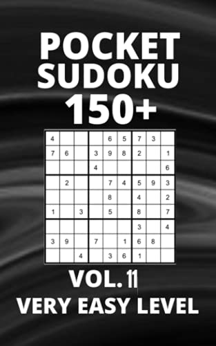 Pocket Sudoku 150+ Puzzles: Very Easy Level with Solutions - Vol. 11
