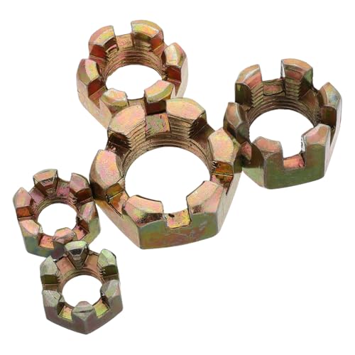 Ipetboom Steering Stem Castle Nut Covers Cap 5pcs Set for