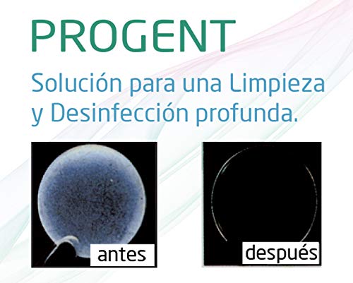 Menicon Progent lenzenvloeistof 5×5 ml (A+B) + lenshouder - View 1