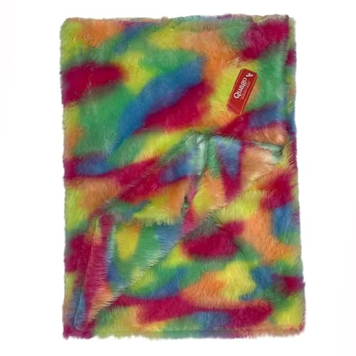 Image of Quago Fur Fabric Unstitched Super Soft Cloth for Baby Photoshoot, Soft Toys Making, Art and Craft, Dress Material, Decoration etc. (1 Mtr, 60 Inch Pana) (Multicolor)