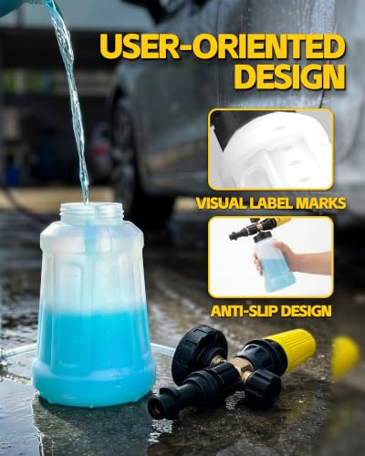 Miniatura 5 de Ohayori Lanza De Espuma Para Karcher K2-K7, Cañón De Alta Presión Ajustable, Accesorio De Lavado De Coche Con Boquilla Mejorada
