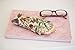 Signare Tapestry Glasses Case for Women Eyeglass Pouch With Light Floral Morning Garden Design(GPCH-MGD)