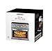 Chefman Air Fryer Toaster Oven, 6 Slice, 26 QT Convection AirFryer w/ Auto Shut-Off, 60 Min Timer; Roast, Bake, Fry Oil-Free, Nonstick Interior, Accessories & Cookbook Included, Stainless Steel/Black