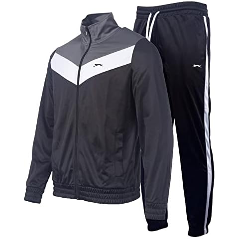 Slazenger Men's Black Charcoal Tracksuit Cover