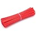 Super Pop Bicycle Spoke Skins Wraps-Best Gift for Kids&Schoolmate&Bike Fans- Colorful Bike Wheel Decoration-72 Pcs(Red)