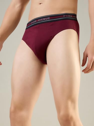 Image of Park Avenue Men Regular Fit Solid Pattern Pure Cotton Brief