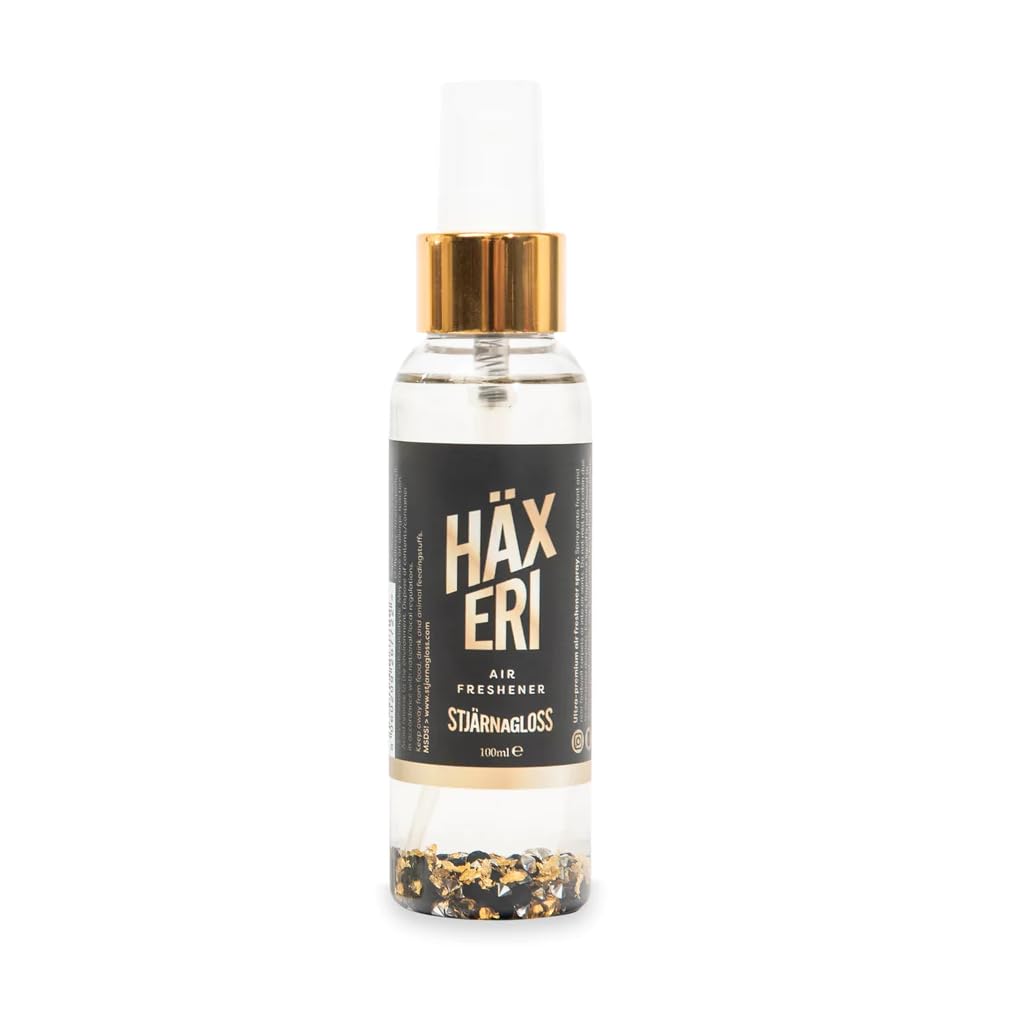 Stjarnagloss - Häxeri - 24k Golden + Black Diamond Stones - Luxury Airfreshener