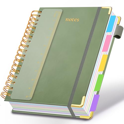 Hardcover Spiral Notebook 8.5