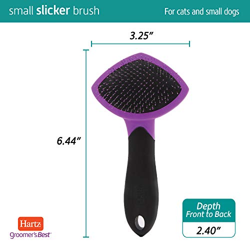 Groomer's Best Small Slicker Brush for Cats and Small Dogs Catly