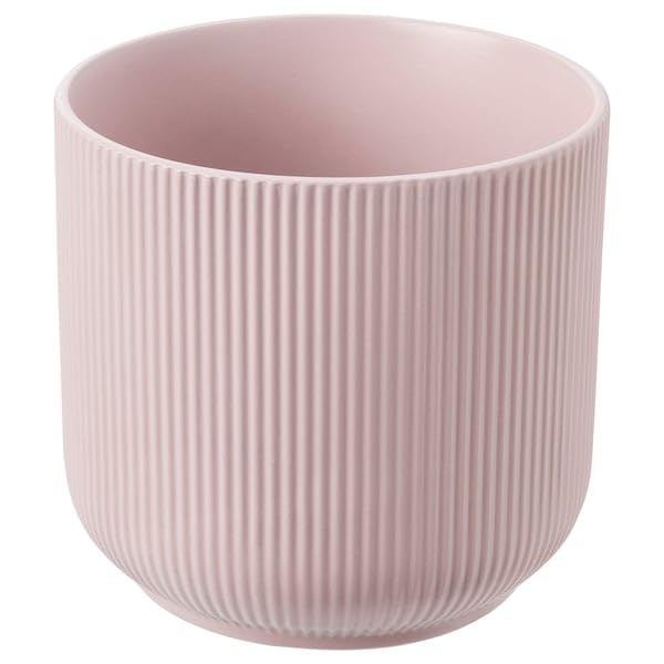 Modern Plant Pot - Stylish & Durable Flower Planter for Indoor & Outdoor Use – Multiple Sizes & Colors – Lightweight & Weather-Resistant (Pink, 12 cm)