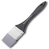 Barvotti Silicone Color Shaper Brush (Mottler) - a Flat Sharp-Edged Flexible Tool to Apply, Move and Remove Acrylic Paints and Water Based Medium with Precision - A Studio Essential 2.5 Inch Wide