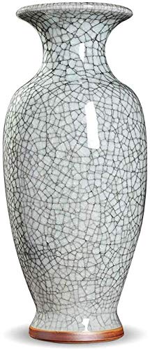 Vase céramique crackle MU pour composition de fleurs séchées