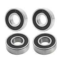 Flewdart 4pcs Kugellager 6001-2rs für Max G30/G30D E-Scooter, 6001 2rs Elektroroller Radkugellager 12 x 28 x 8mm Elektroroller Robustes Radlager (6001 RS 4pcs)