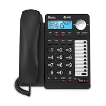 AT&T 2-Line Corded Speakerphone with Caller ID/Call Waiting, 3-Party Conferencing, 18 Number Speed Dial and Auto Line Selection Speakerphone