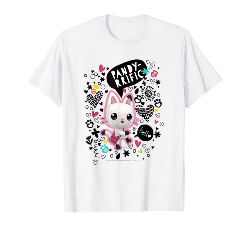 Gabby's Dollhouse Pandy Paws Pandy-Rrific Doodles T-Shirt Cover
