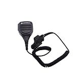 1 X Micrófono de mano Bluelover Ht1000 Altavoz De Micrófono De Mano para Motorola De Dos Vías Radio Micrófono De Interfono Impermeable