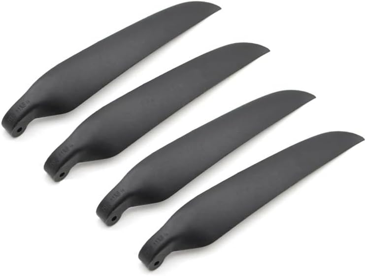 4PCS HY Electric Model Glider Flying Folding Paddle Dia 7-11inch Black Folding Propeller for RC Airplane Parts (2 Pairs 10x6)