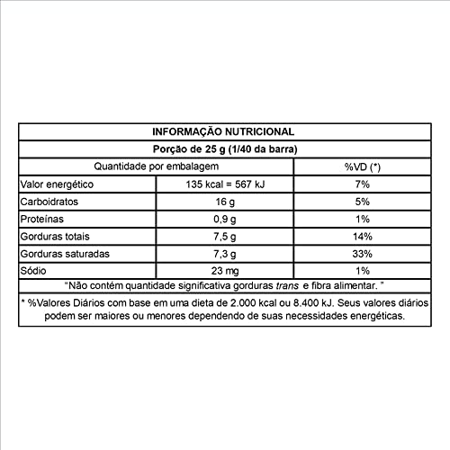 Cobertura Barra Sabor Chocolate Branco 1Kg