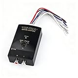 SSGP 2-Channel High to Low RCA Converter Plug & Play Line Output Converter for Adding Amp & Subwoofer Boosts Bass & Clarity Easy Install for Car Audio Systems