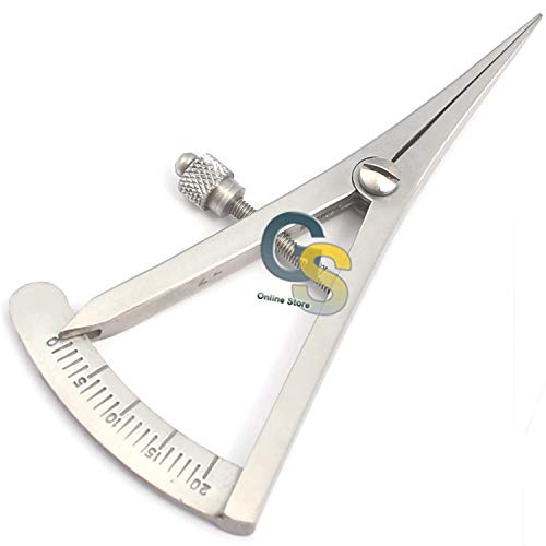G.s Castroviejo Caliper 3.25" Measuring & Marking Graduated 0-20Mm #TOP6